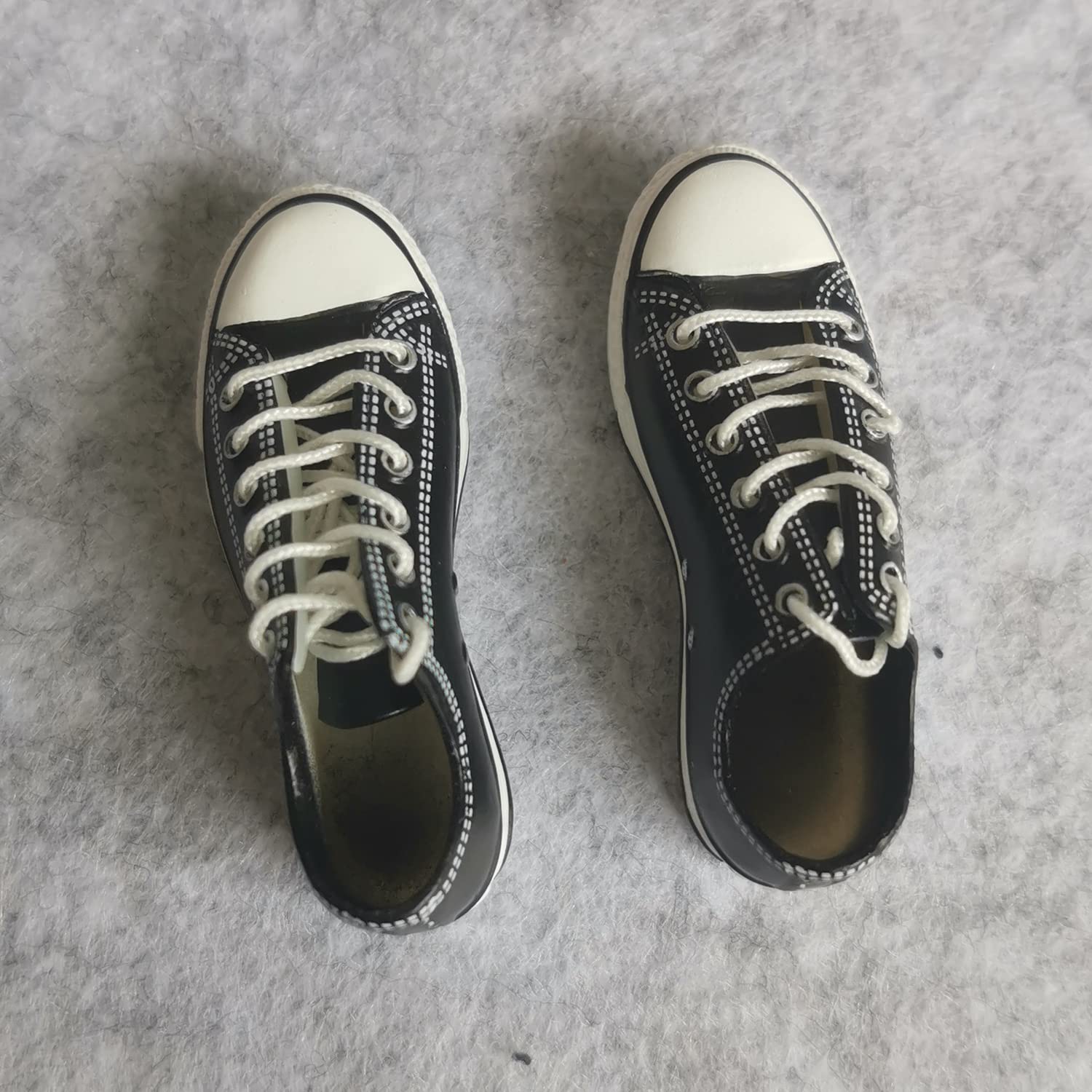 1:6 Scale Figure Shoes Sneakers Shoe for 1/6 12 inch Female Action Figure Phicen TBLeague (Black)