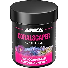 2K Silicone Coral Fixer 2x 60 g - Coralscaper Reef Frags Marine Aquarium | 2K silicone fixer, pollutant-free, easy to shape, permanent, for corals, frags, live rock, reef building, saltwater