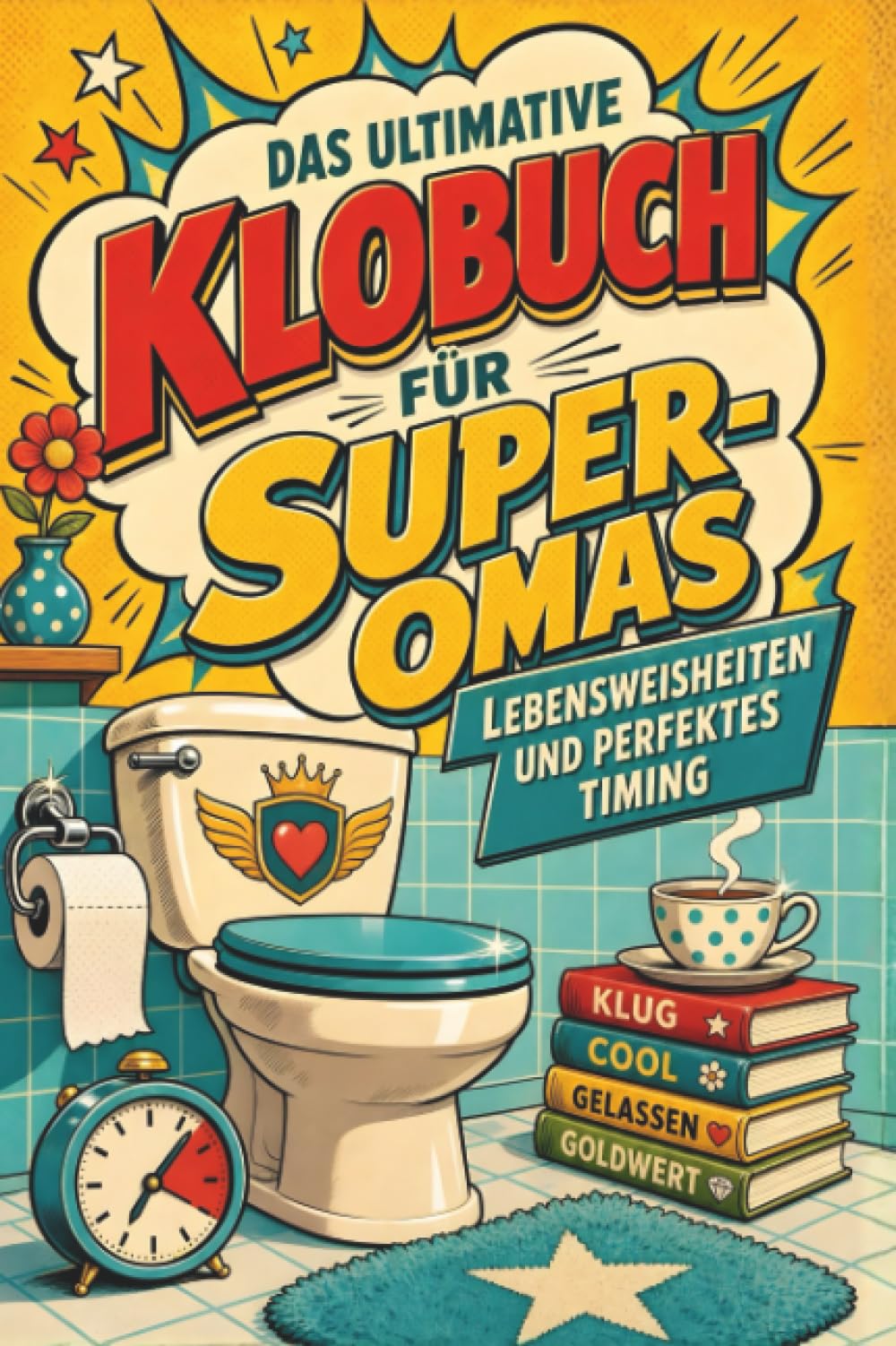 Das ultimative Klobuch für Super-Omas: Lebensweisheiten und perfektes Timing. Lustiges Geschenk für Omas, Enkel und Familien