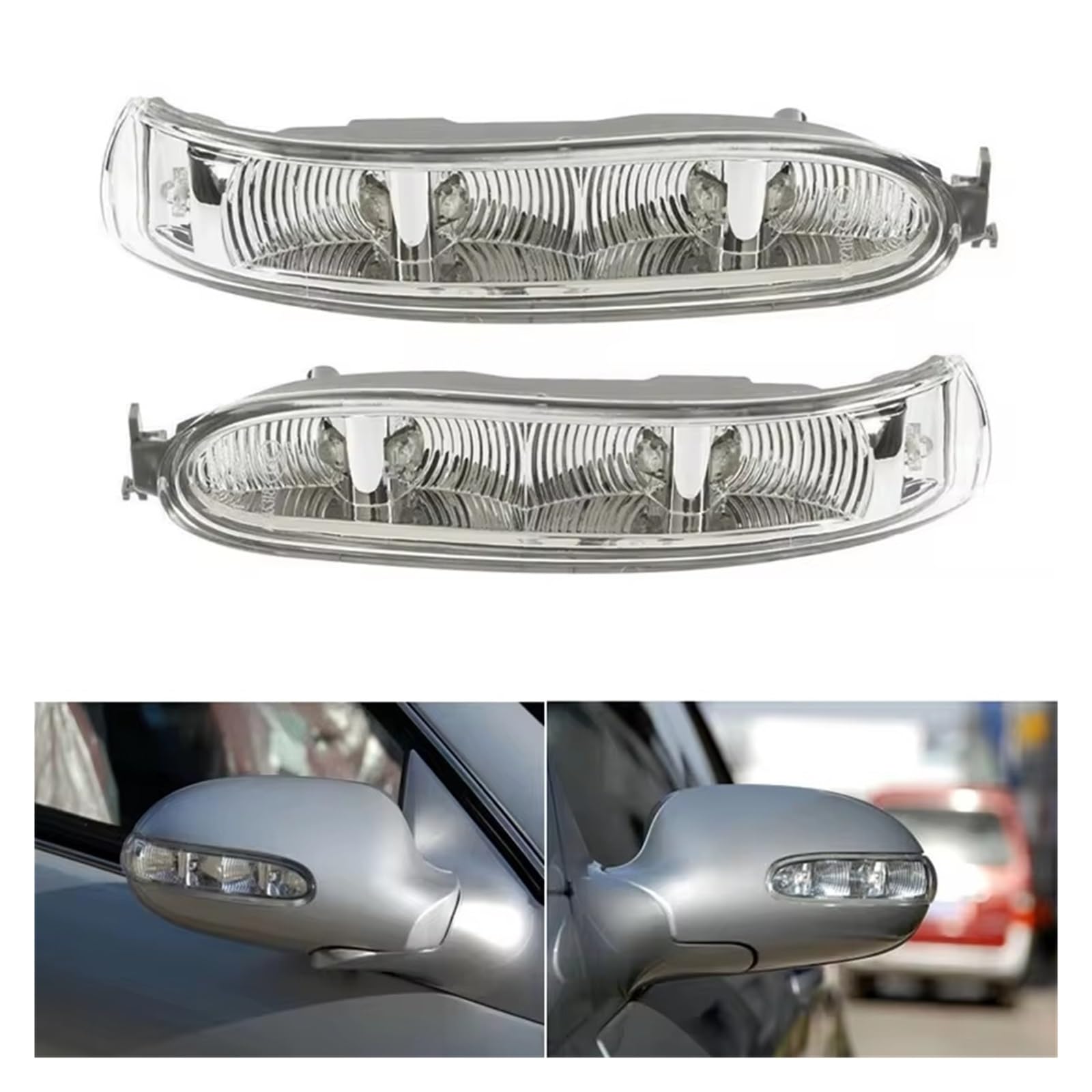 Traseras Piloto Trasero Luz Espejo Retrovisor Coche para Benz para W209 para CLK200 para CLK220 para CLK240 para CLK280 para CLK320 2002 2003 2004 2005 2006 2007 2008 2009 Faros traseras Montaje(Left
