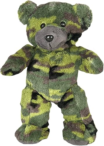Oso de peluche de camuflaje suave de 8 pulgadas - We Stuff 'em... You Love 'em!
