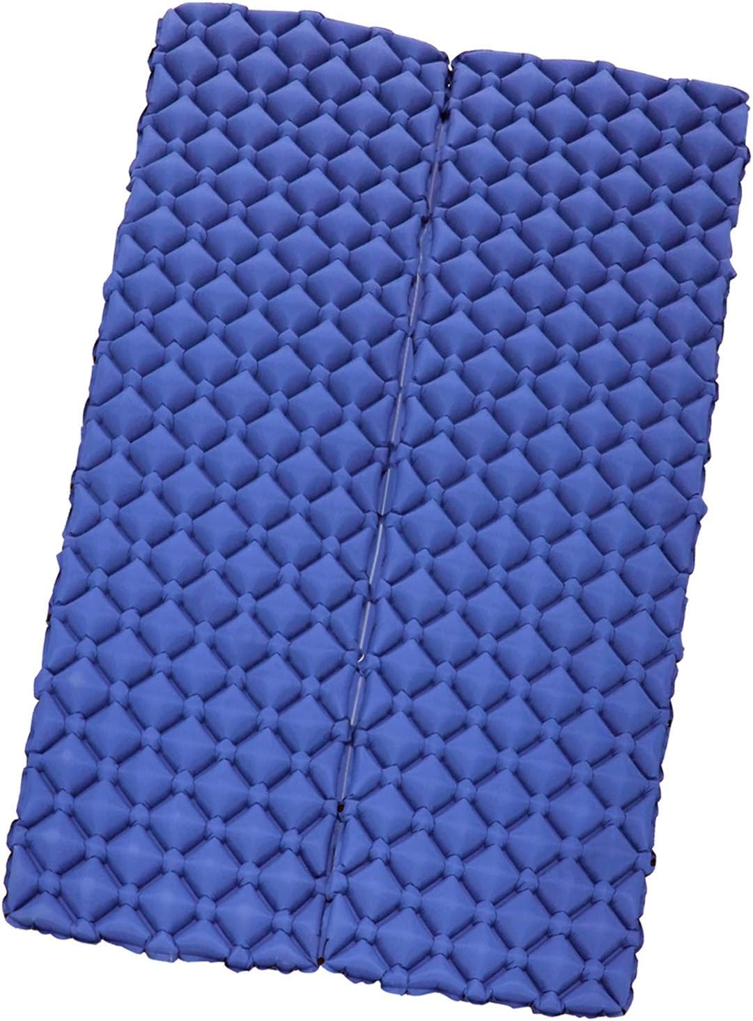 Camping Sleeping Pad for 2 Person - Inflatable Sleeping Pad, Ultralight Sleeping Mat Come with Connect Buckles, Ultralight Air Sleeping Pad, Folding Camping Mat for Outdoor Backpacking Travel