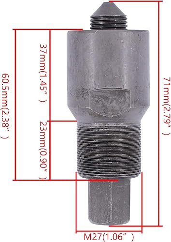 Miniatura 6 de NewYall Herramienta de reparación de extractor de rodillos de estator de 3 vías de 1.063 in 1.102 in 0.630 in para PW80 AD100 AD200 GS650 GS750
