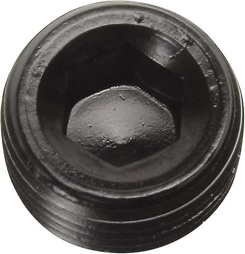 Edelbrock 662033 Enchufe 1/8" Npt Invertido Hex Blk Acabado, Negro