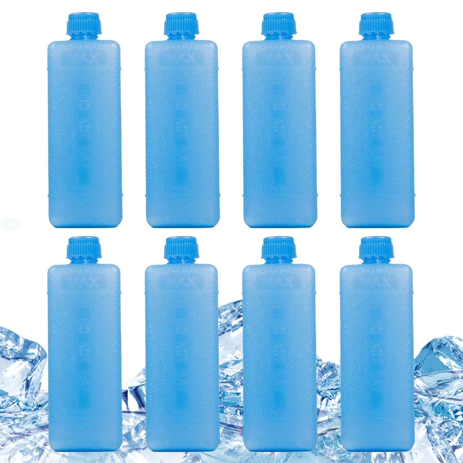 8 pezzi Ghiaccioli Per Raffrescatore, 110ml Mattonelle Ghiaccio Riutilizzabili, ventilatore aria condizionata scatola di cristallos ghiaccio, Pacchetti Refrigeranti per Uso Domestico e All'aperto