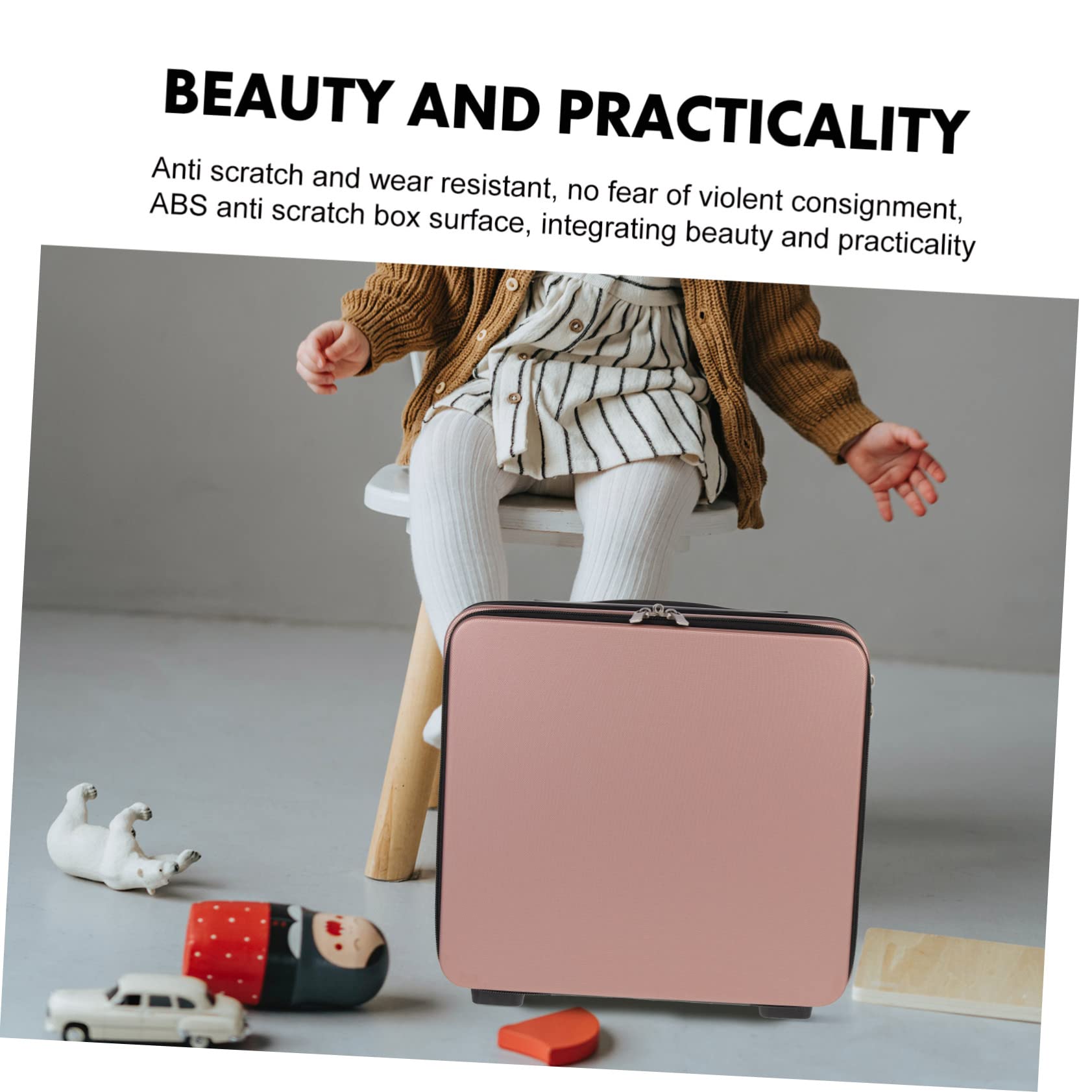 Healeved Valigia Forniture Per Il Trucco Astuccio Viaggio Borsa Da Toeletta Per Viaggi Valigie Rigide Sacca Per Organizzatore Piccolo Trasporto Gomma Da Cancellare