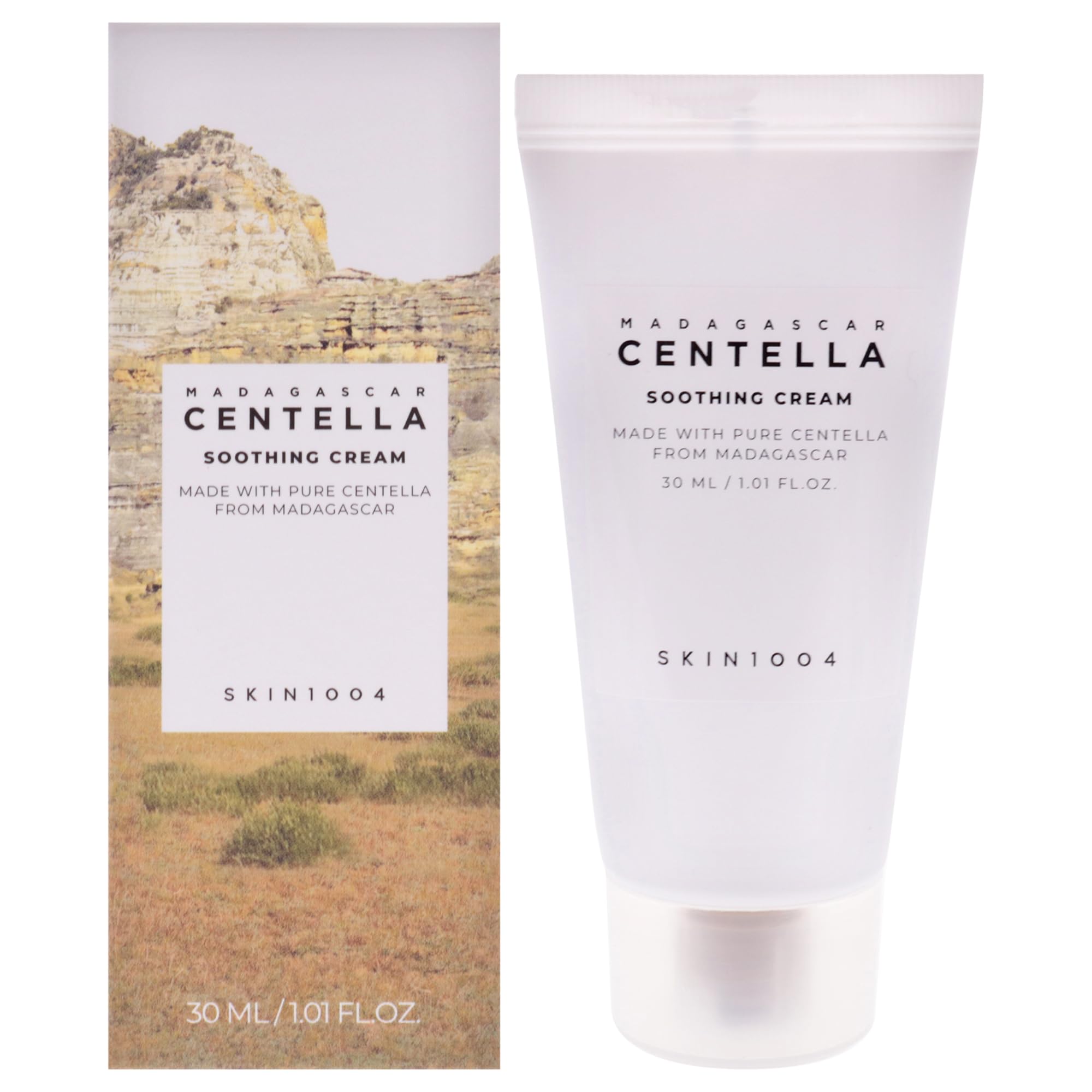 Madagascar Centella Soothing Cream | Hydrating Moisturizer with Centella Asiatica for Sensitive Skin, 30ml
