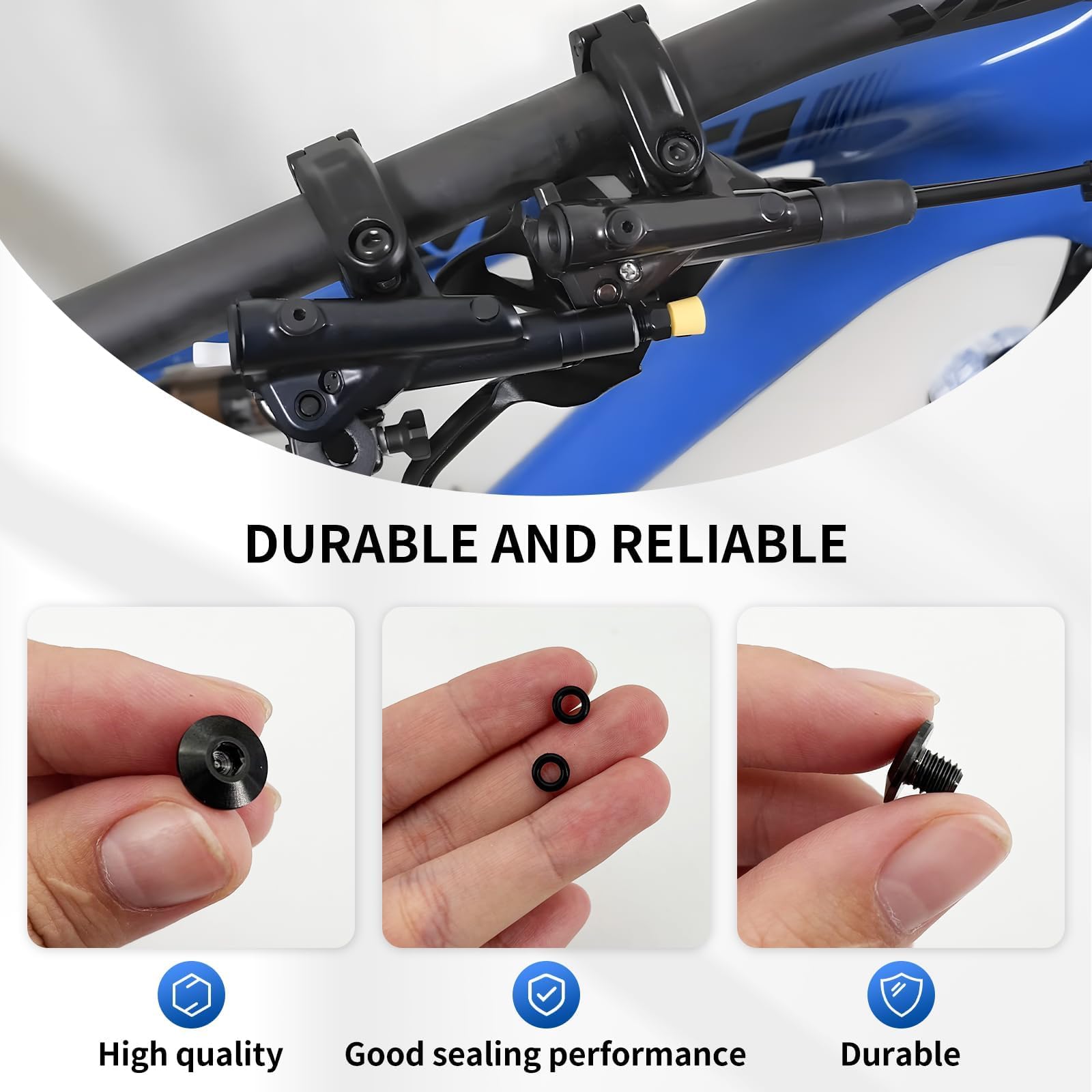 VGOL 2X Vis de Purge de Vélo avec Joint Torique Corps Fendu Bouchon D'huile Boulons en Alliage de Titane TC4 M5 X 10 Mm Compatible avec Shimano XT SLX Zee Deore LX VGOL 2X Vis de Purge de Vélo avec Joint Torique Corps Fendu Bouchon D'huile Boulons en Alliage de Titane TC4 M5 X 10 Mm Compatible avec Shimano XT SLX Zee Deore LX