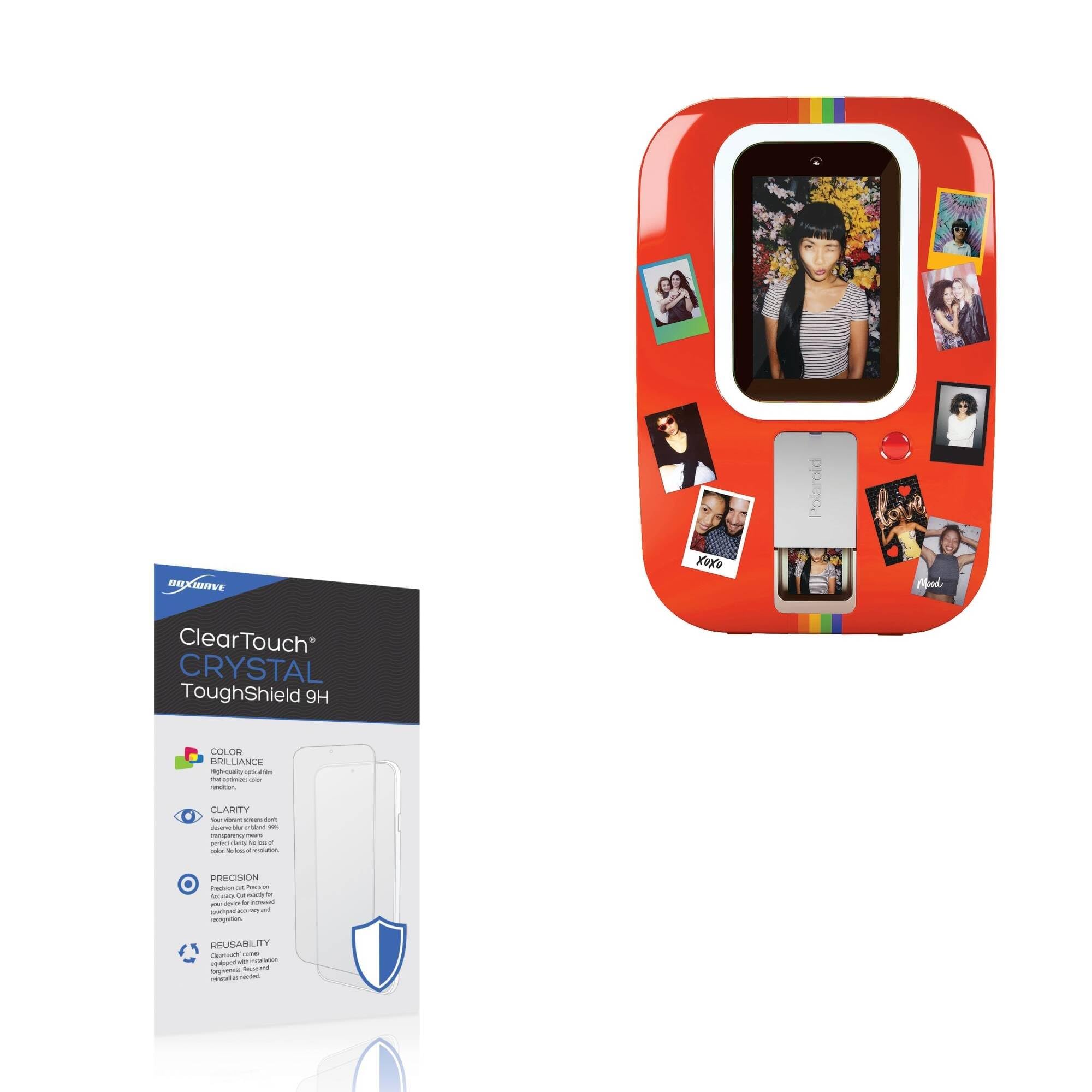 BoxWave Screen Protector Compatible with Arcade1Up Polaroid Photobooth - ClearTouch Crystal ToughShield 9H (2-Pack), Clear 9H Tough Flexible Film Screen Protector