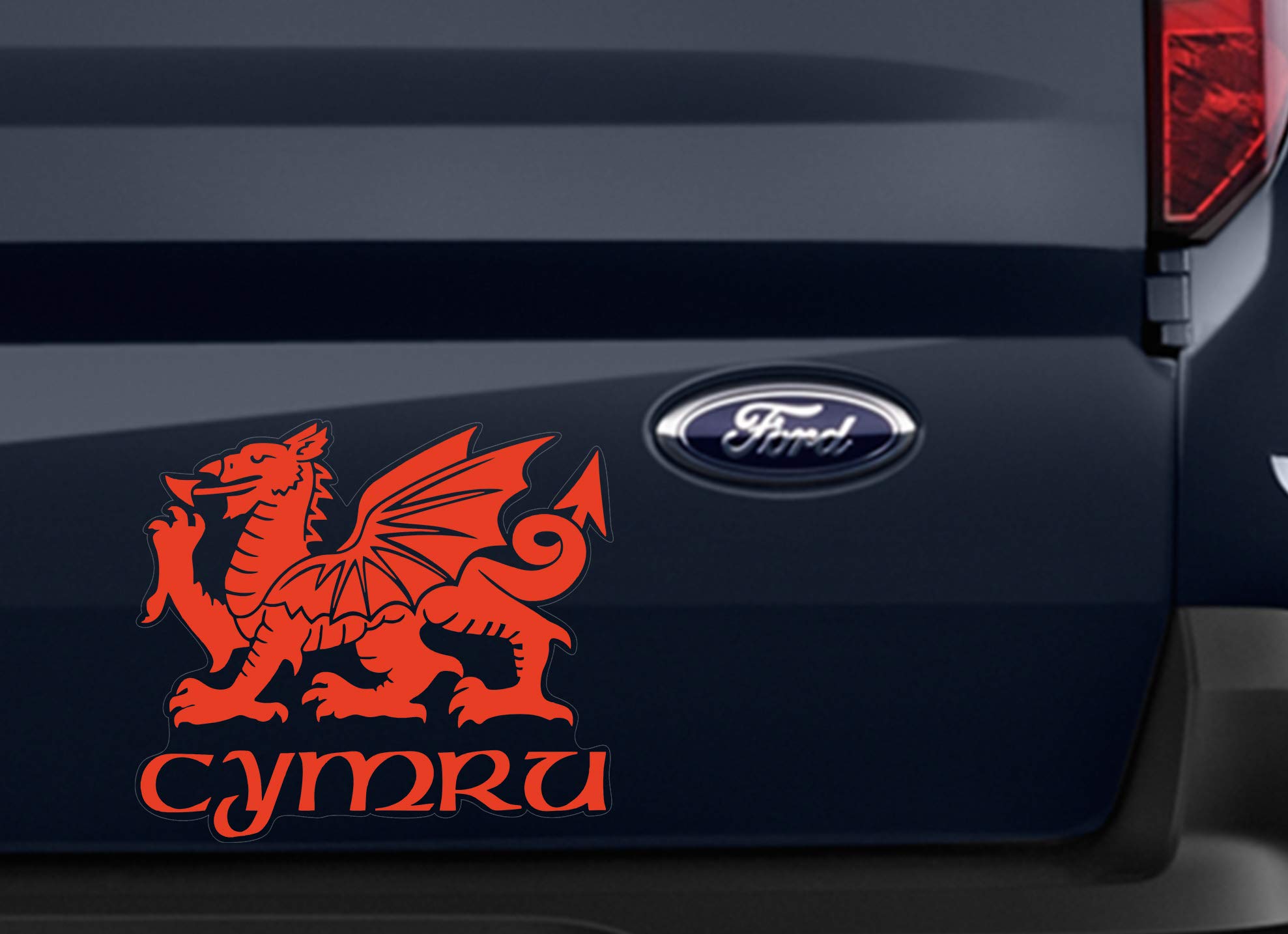 Watershed Red Cymru Draig Ddraig Goch Welsh Dragon Decal/Sticker