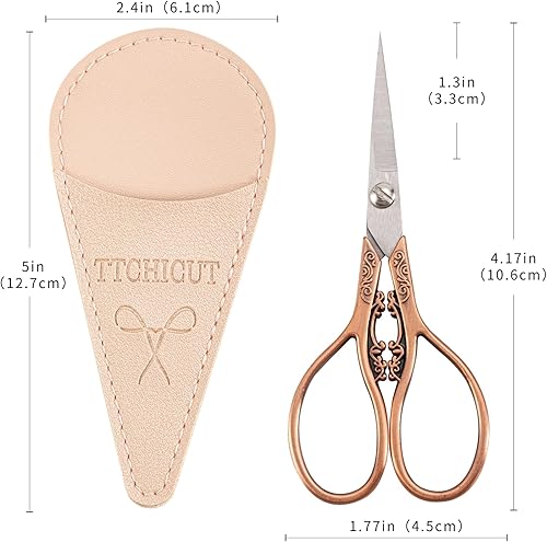 Miniatura 2 de Tijeras de nubes auspiciosas de acero inoxidable estilo europeo vintage para costura, bordado, costura, manualidades, trabajo de arte y uso diario,