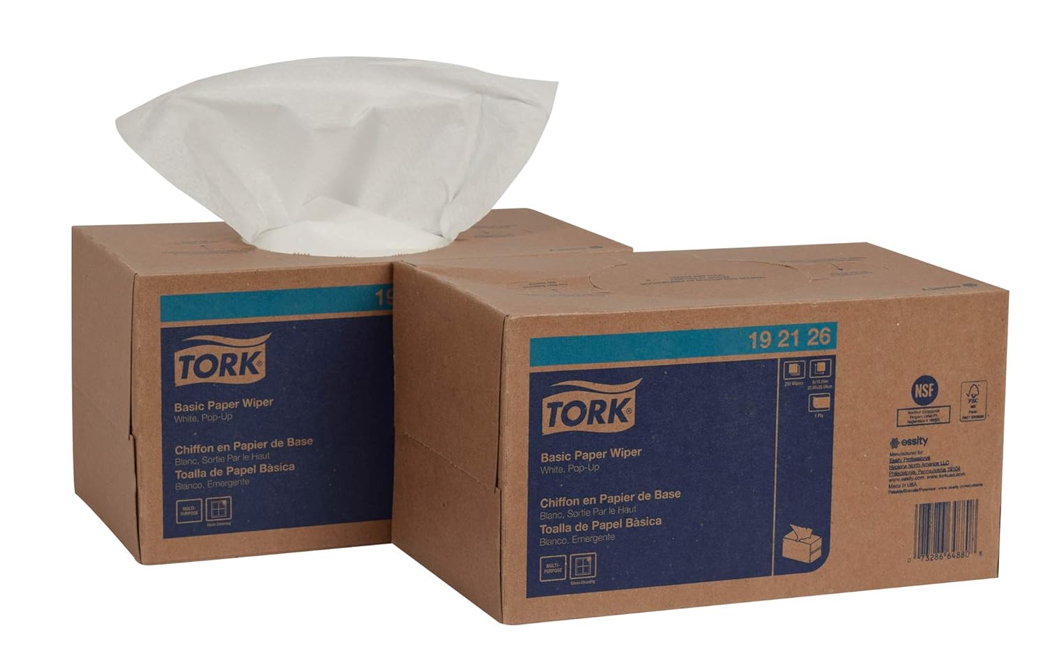 Tork Basic Paper Wiper, Pop-Up Box
