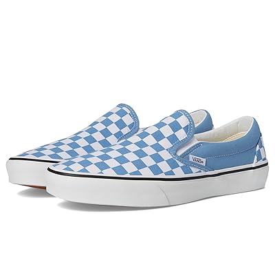 Vans Classic Slip On Checkerboard Skate Shoes Color Theory Checkerboard Heritage Blue