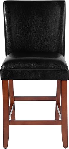 Homepop Decoración del hogar  Taburetes de bar clásicos de altura de mostrador  Taburetes de bar de 29 pulgadas  Muebles decorativos para el hogar,