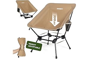Compact Foldable Chair: Lightweight Backpacking Camp Chairs for Outdoor Adventures