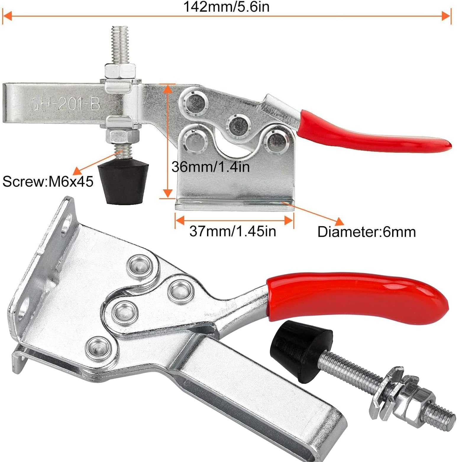 Cersaty 4 Tenditori Per Leva Del Ginocchio GH-201-B, Regolabili - Foto 5