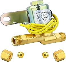 4040 Humidifier Solenoid Valve Replacement 24V,2.3W,60Hz Brass Humidifier Solenoid Valve Replace A2012-S118,B2035-S2,B2035-S5 Fit for A-prilaire Humidifier 400, 500, 600 and 700 series by Fetechmate