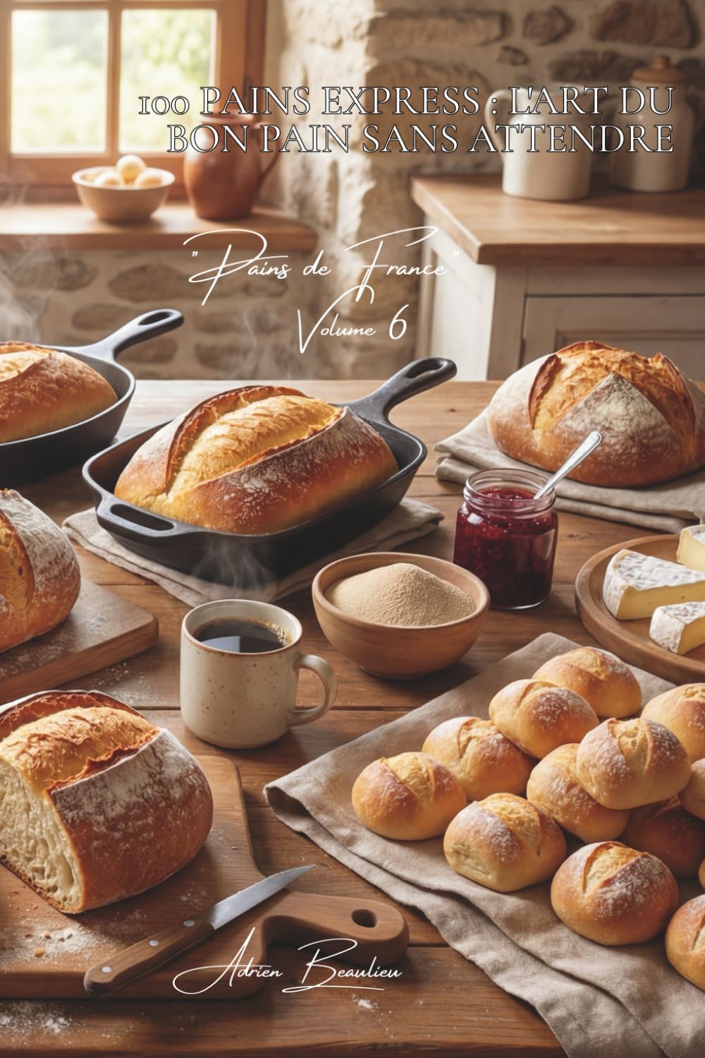 100 pains express : l'art du bon pain sans attendre: Sans pétrissage, à la bière, au yaourt... le pain quotidien sans contrainte (SÉRIE BOULANGERIE & ... - Sous-série "Pains de France" (8 livres))