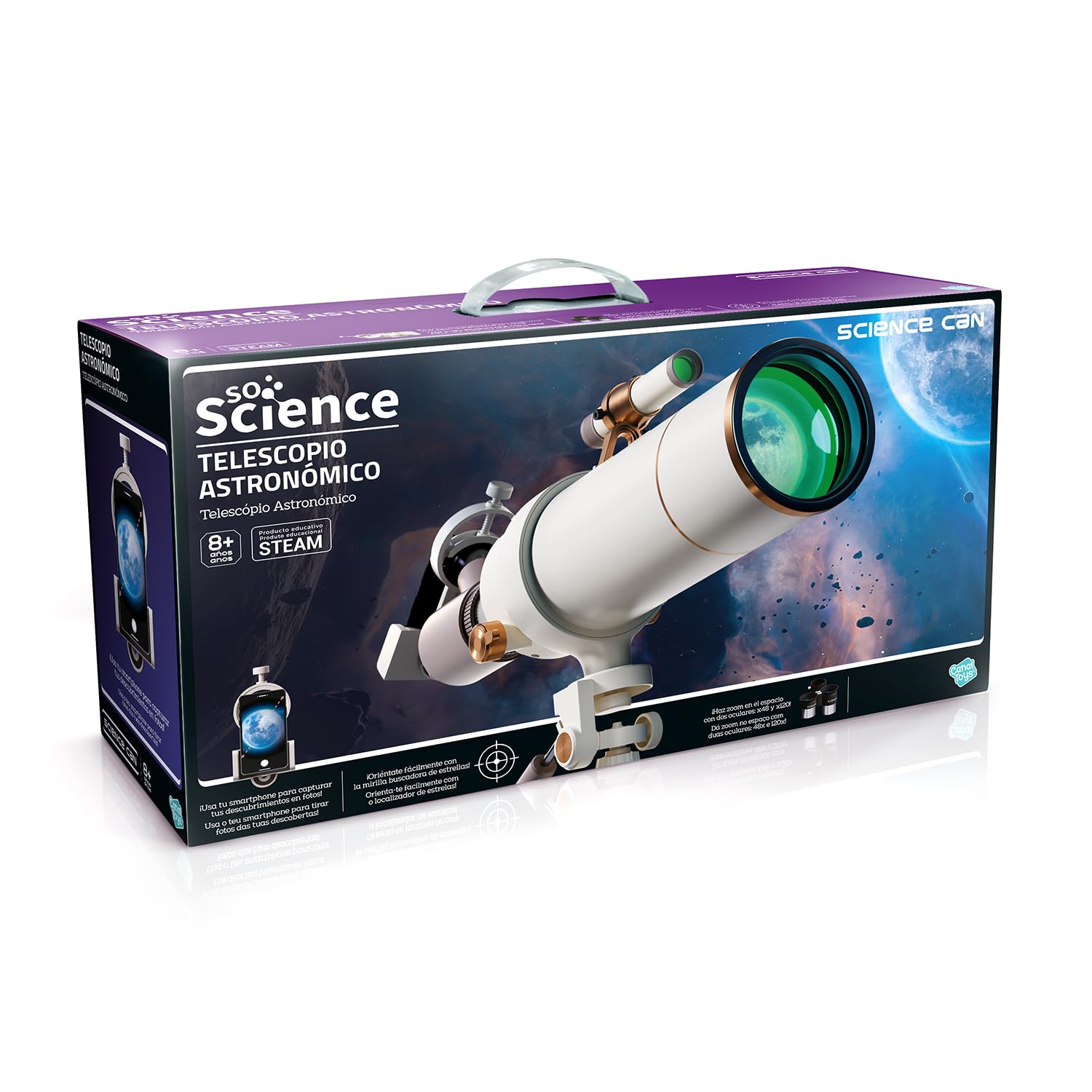 Canal Toys - So Science - Telescopio Astronómico - COS 002