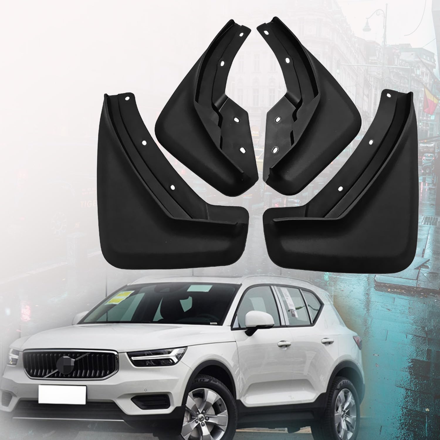 Guardabarros del/tras para Volvo XC40 de 2018 a 2021 duraderos y homologados