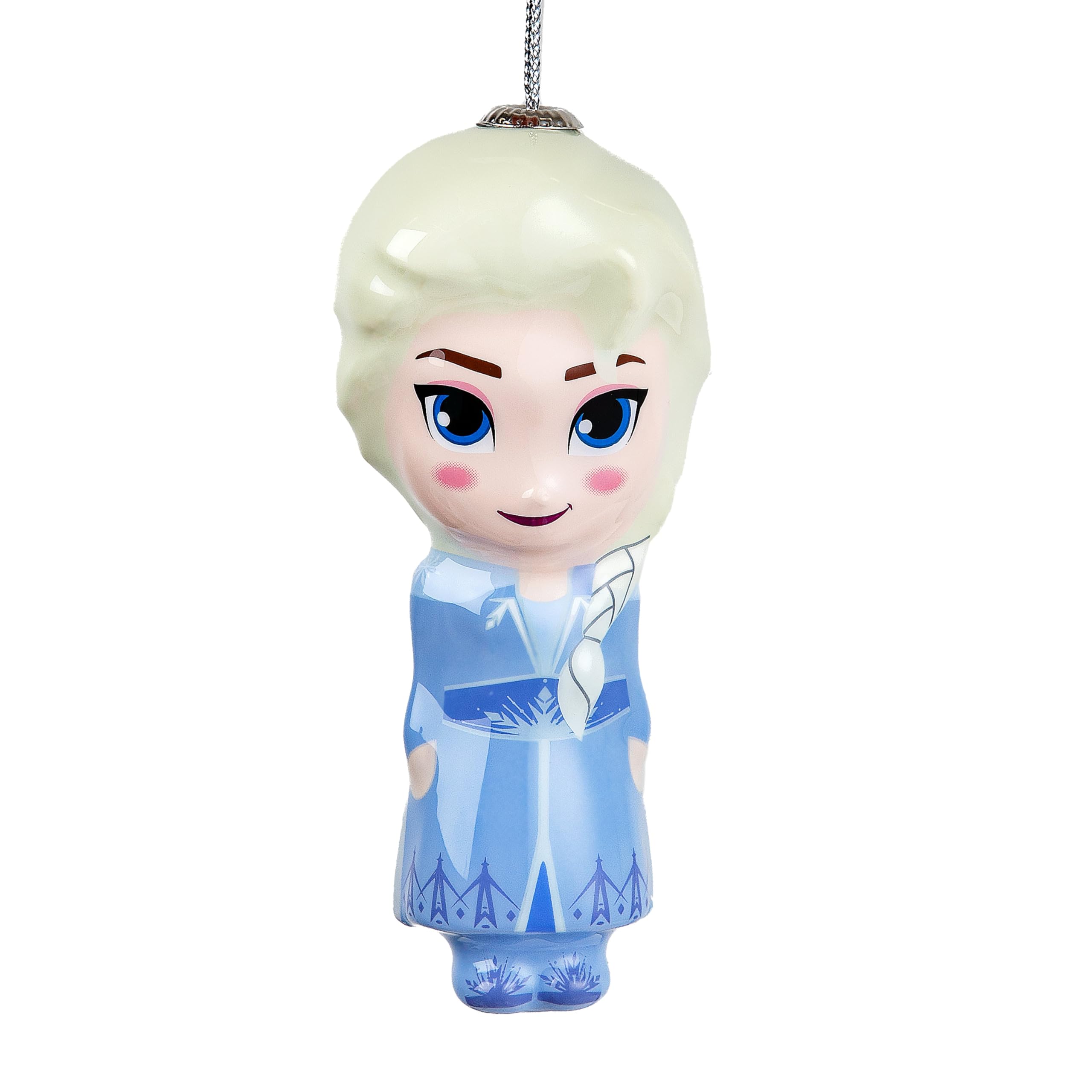 Hallmark Blue Frozen Elsa Keepsake Hanging Ornament, Decoupage, Tree Decoration, Disney, Christmas, Birthday,