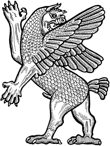 Tiamat Nthe Monstruo mitológico babilónico y deidad marina de cuyos restos sacrificados permanece el Dios Marduk diseñó el dibujo de la línea de la