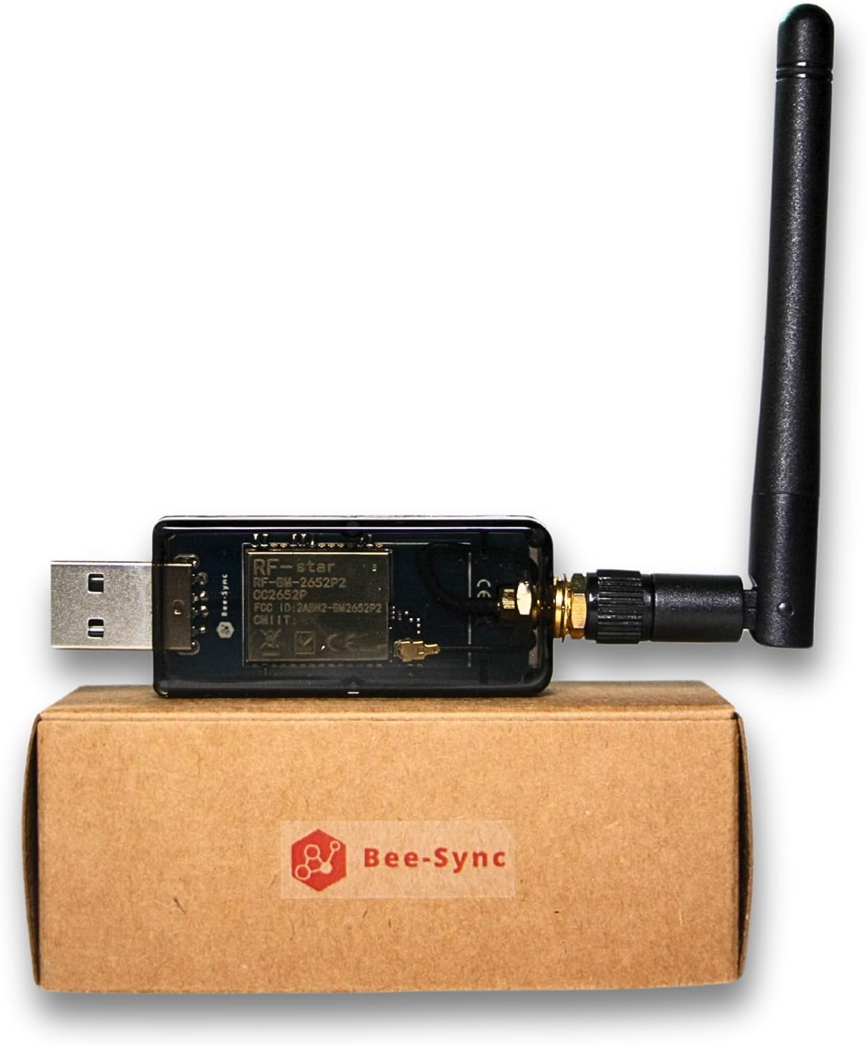 Zigbee 3.0 USB Dongle Plus Gateway, Universal Zigbee USB Gateway with Antenna for Home Assistant, Smart Home, Open HAB etc, Wireless Zigbee 3.0 USB Adapter(1 Pack)