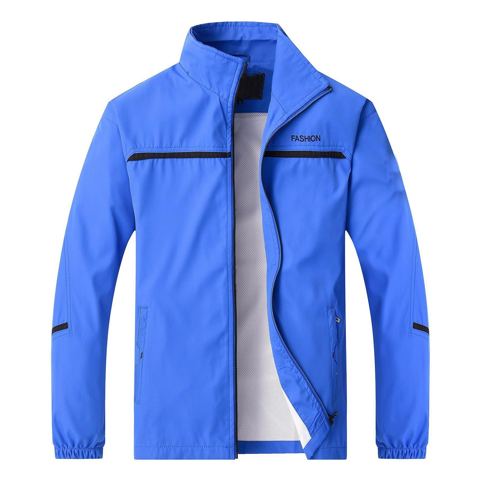 Tute da Ginnastica Uomo Maniche Lunghe Felpa con Cerniera e Jogging Pantaloni Sportiva Set