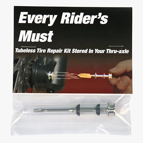 Every Rider's Must Kit de reparación de neumáticos sin cámara MTB - Tienda de herramientas para tapones de neumáticos de bicicleta en eje pasante