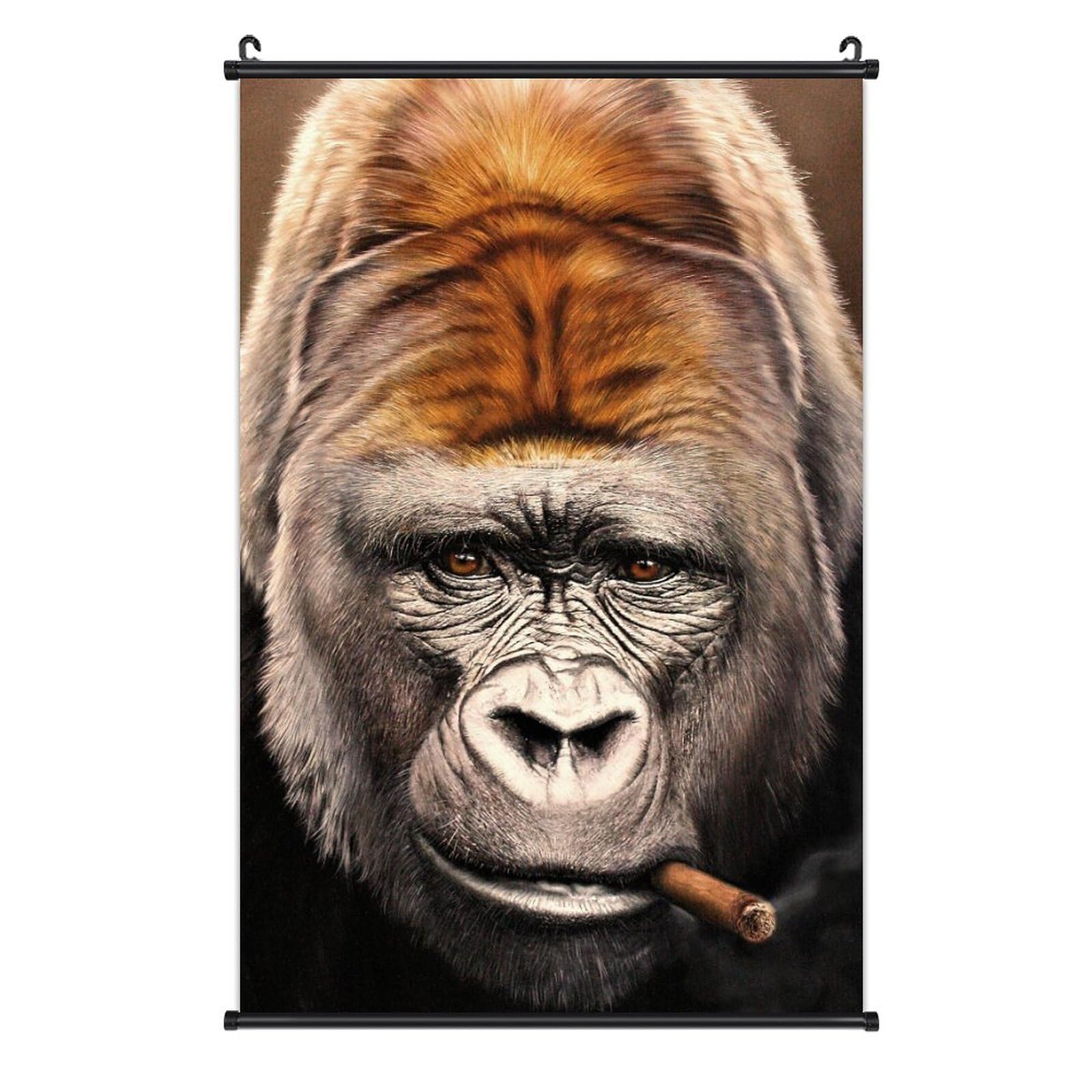 Amazon.co.jp: ゴリラです ポスター 壁掛け 掛け画 動物です 掛け軸