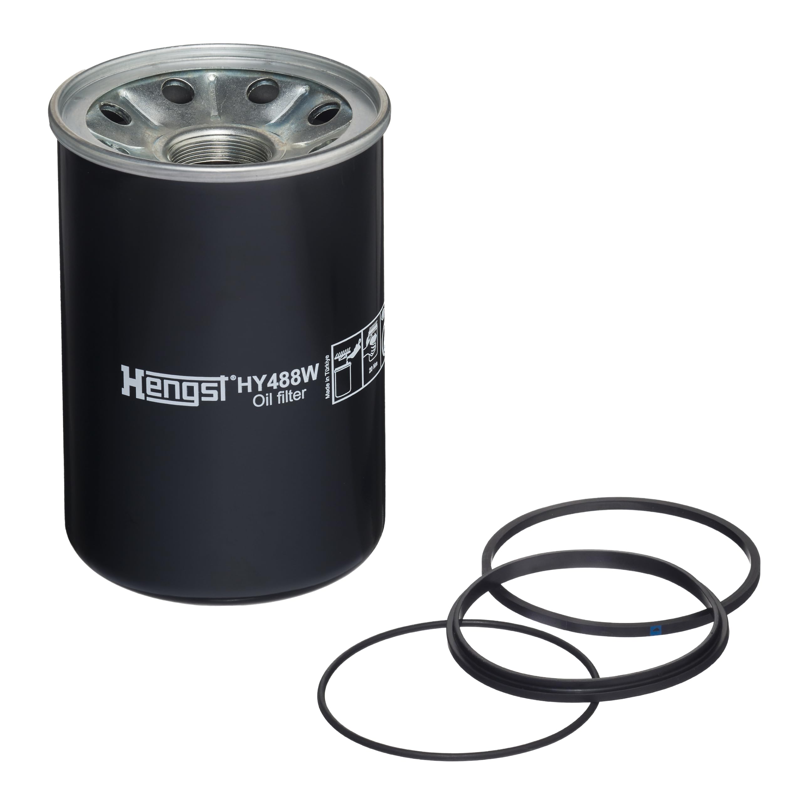 HENGST Filtro olio tipo HY488W D780 – Filtro idraulico a vite per fuoristrada – Filtro olio agricolo, filtro olio motore, filtro per macchine edili