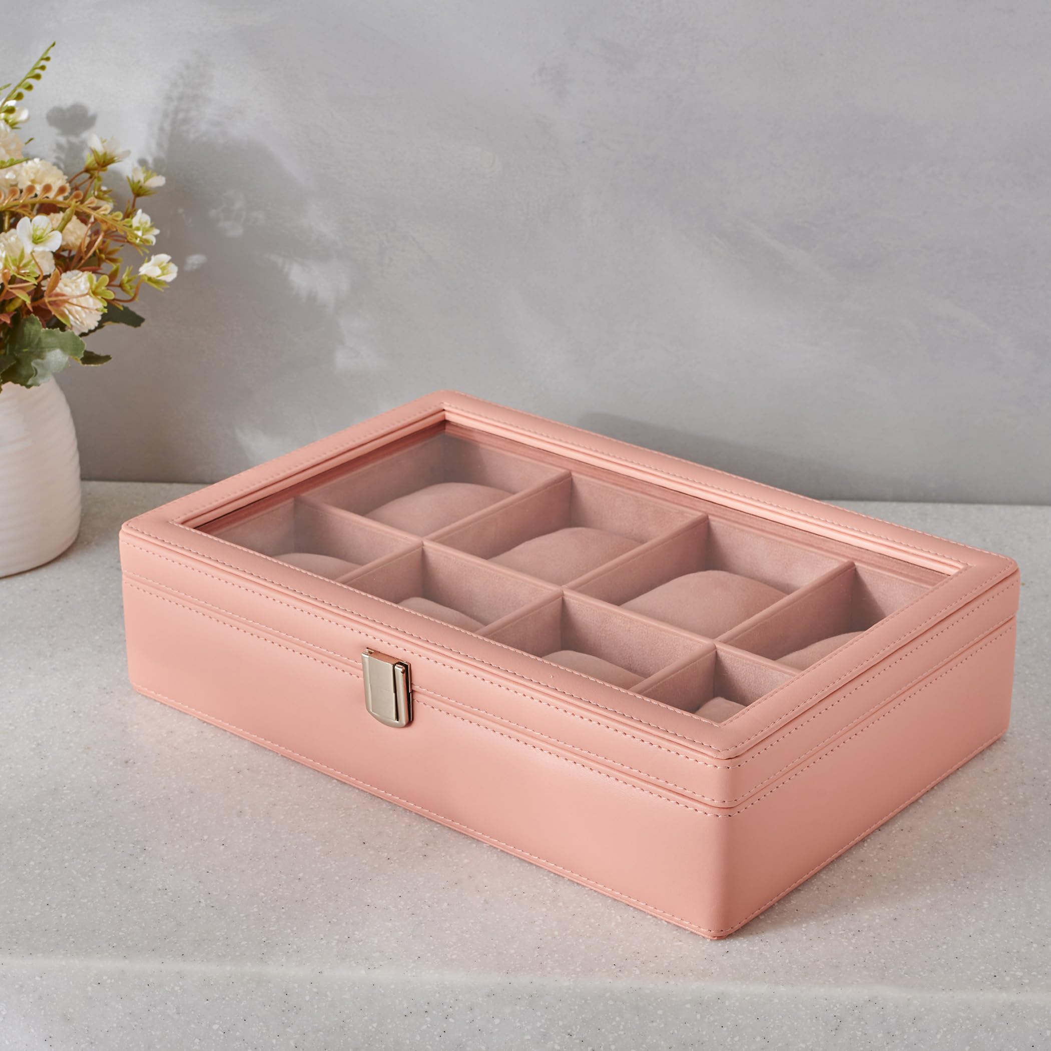 Home Centre Orion Emma Wooden 8-Compartment Watch Box (B0CBL1CV7P) Amazon Price History, Amazon Price Tracker