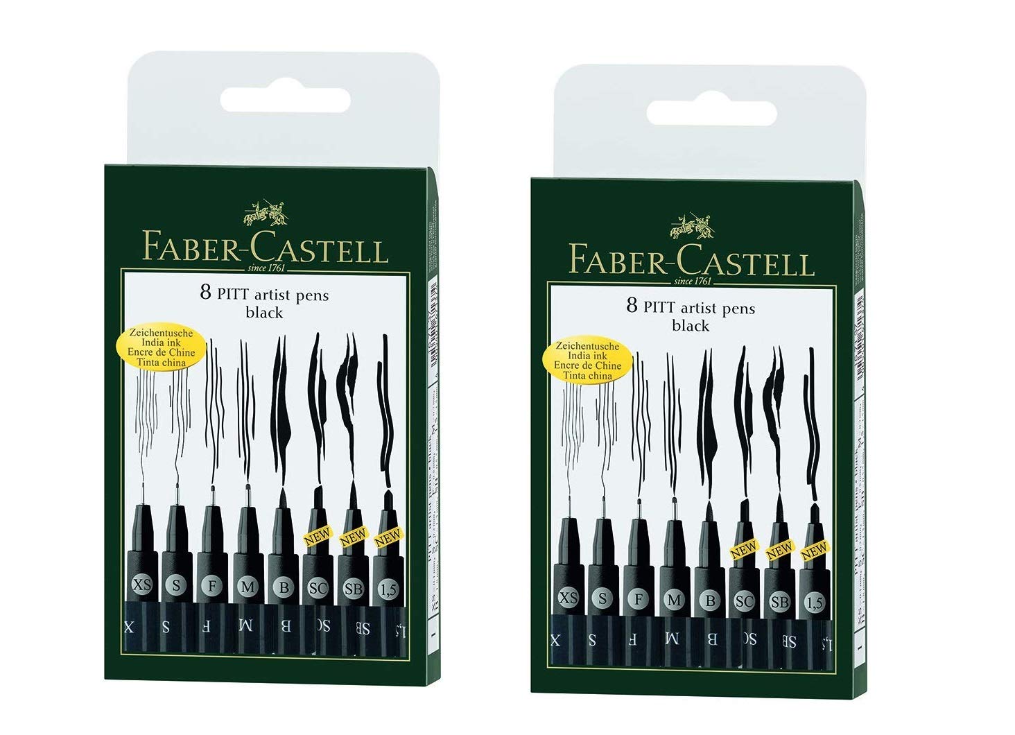 Faber castell 8 pitt black Outlet