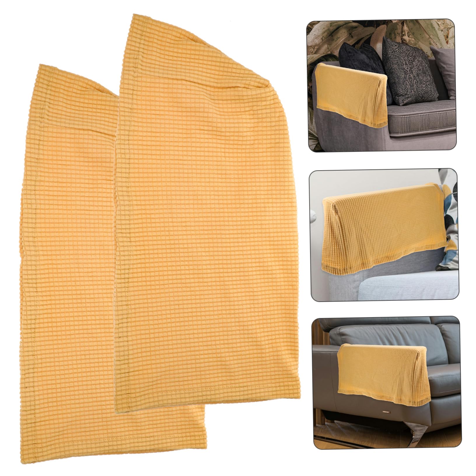 Ciieeo 3 Paare Armlehnenabdeckung Couch Stuhlhussen Sofa Arm Ärmel Stuhlarmschoner Stuhlarmlehnenbezug Sesselbezüge Elastische Armlehnenbezüge Universal- Polarfleece rutschfeste Abdeckung