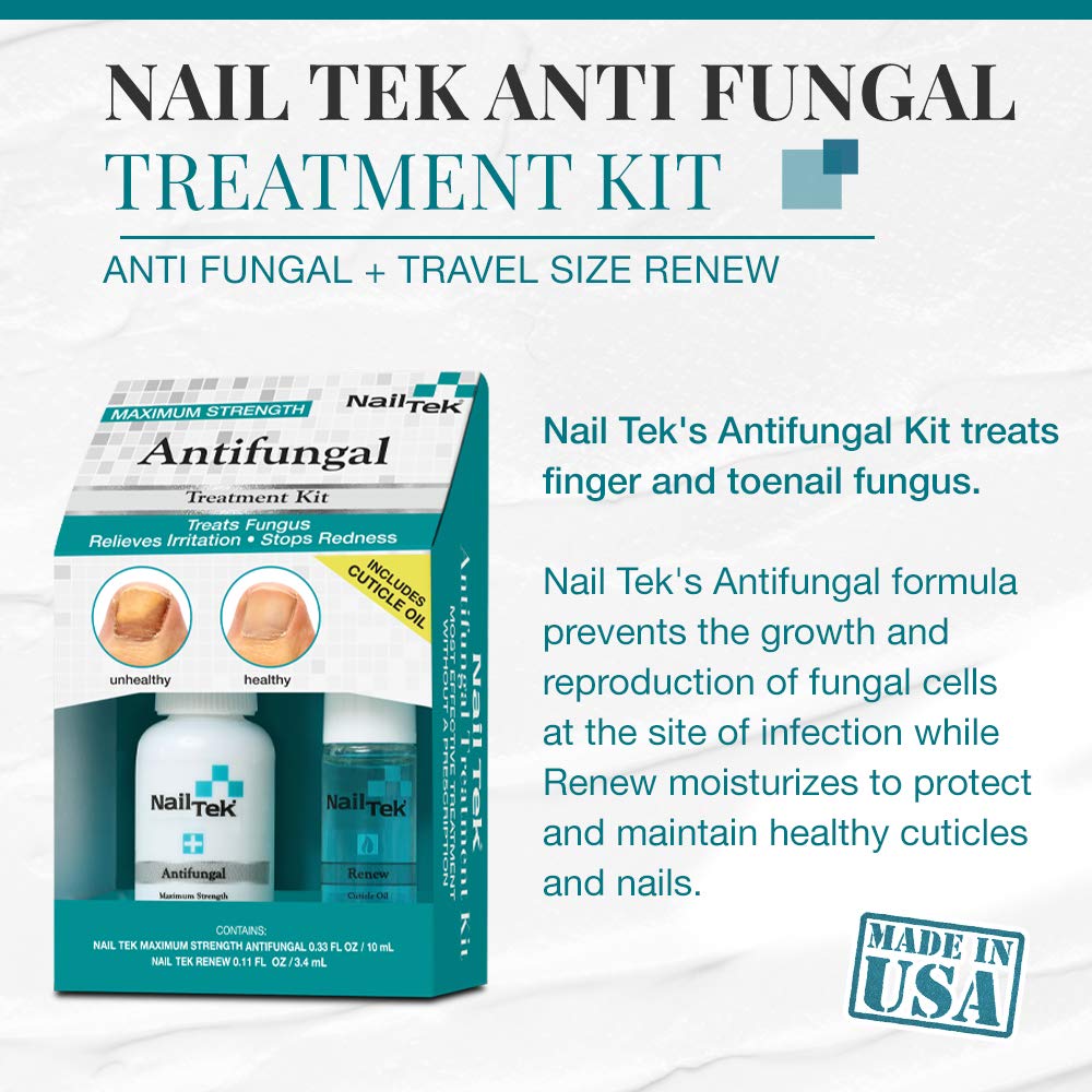 Buy Nail Tek Anti Fungal Kit, Anti Fungal + Travel Size Renew, Treats