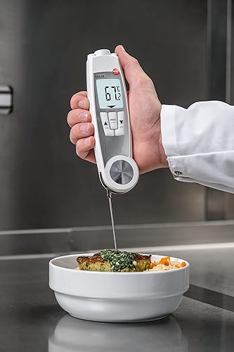 Miniatura 6 de Testo Pistola de termómetro infrarrojo 104-IR - Pistola de temperatura dual para temperaturas superficiales y centrales - Termómetro infrarrojo