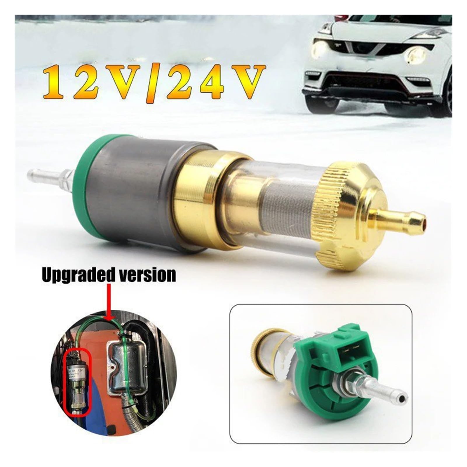 Para Eberspacher Para Universal Bomba Moto Gasolina | Para Eberspacher Para Universal Para Coche Para Aire Para Diesel Para Bomba Aceite Estacionamiento.