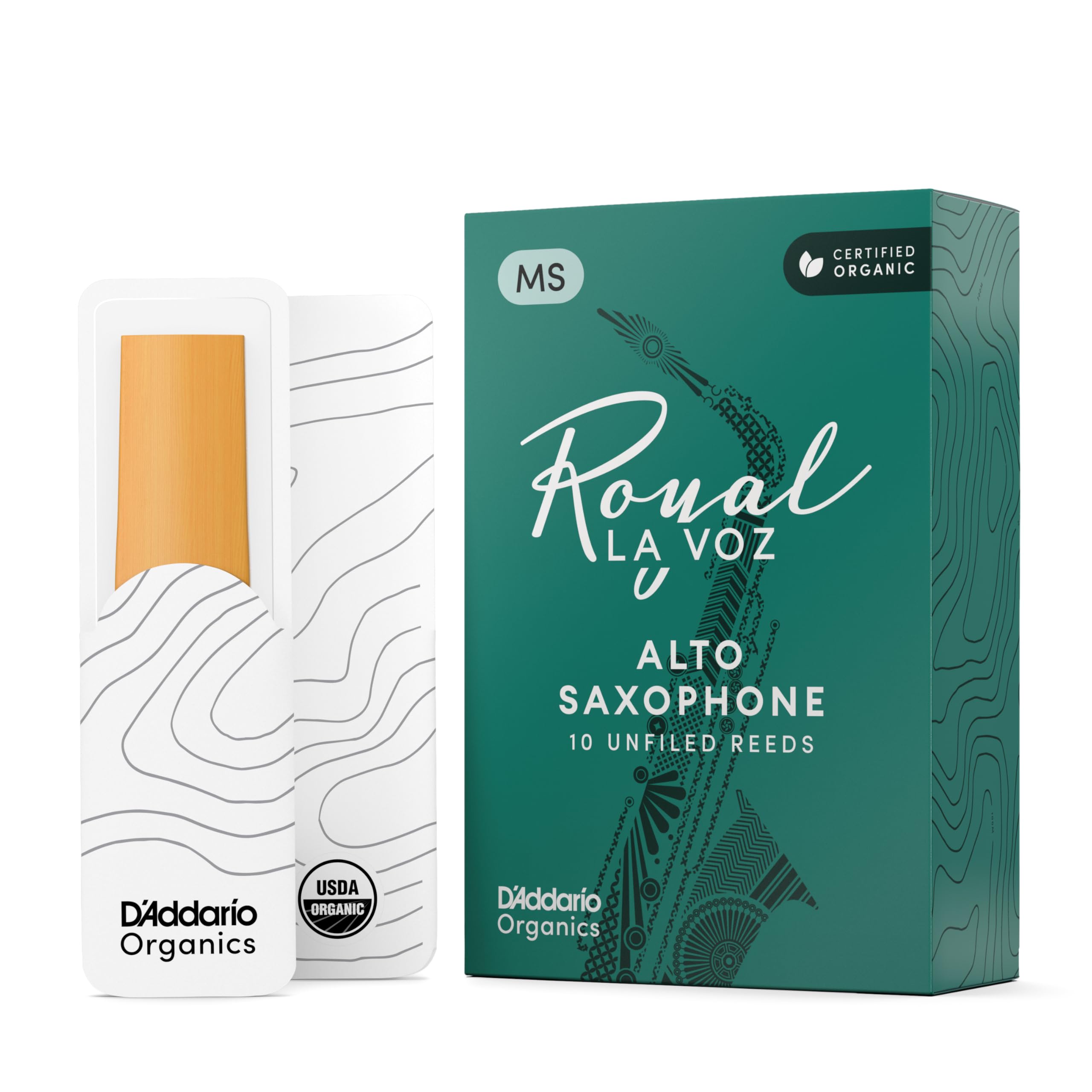 Amazon.com: D'Addario Royal | La Voz Organic Alto Saxophone Reeds