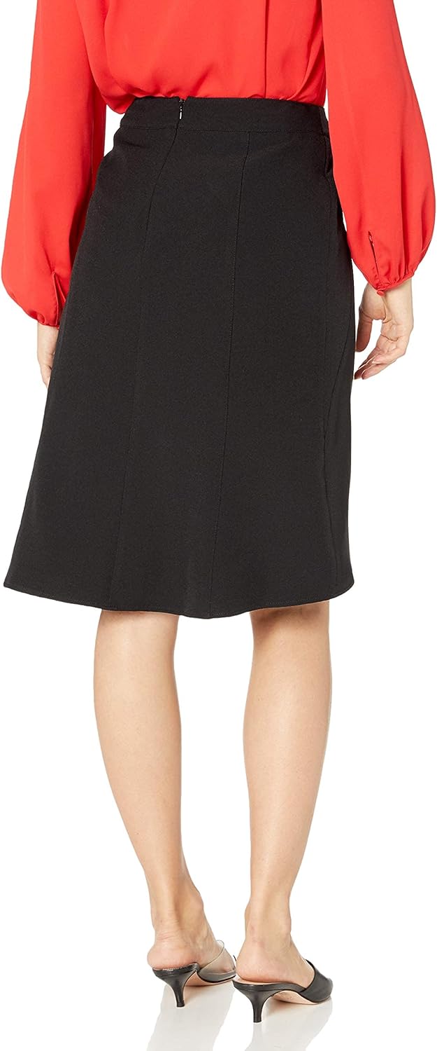 Kasper Women's Stretch Crepe Skirt with Layer Detail - Image 2