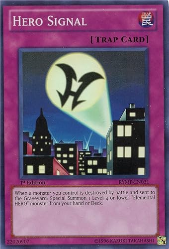 Yu-Gi-Oh - Señal de héroe RYMP-EN031 - Mega-Pack amarillo Ra - 1 edición - Super Rare