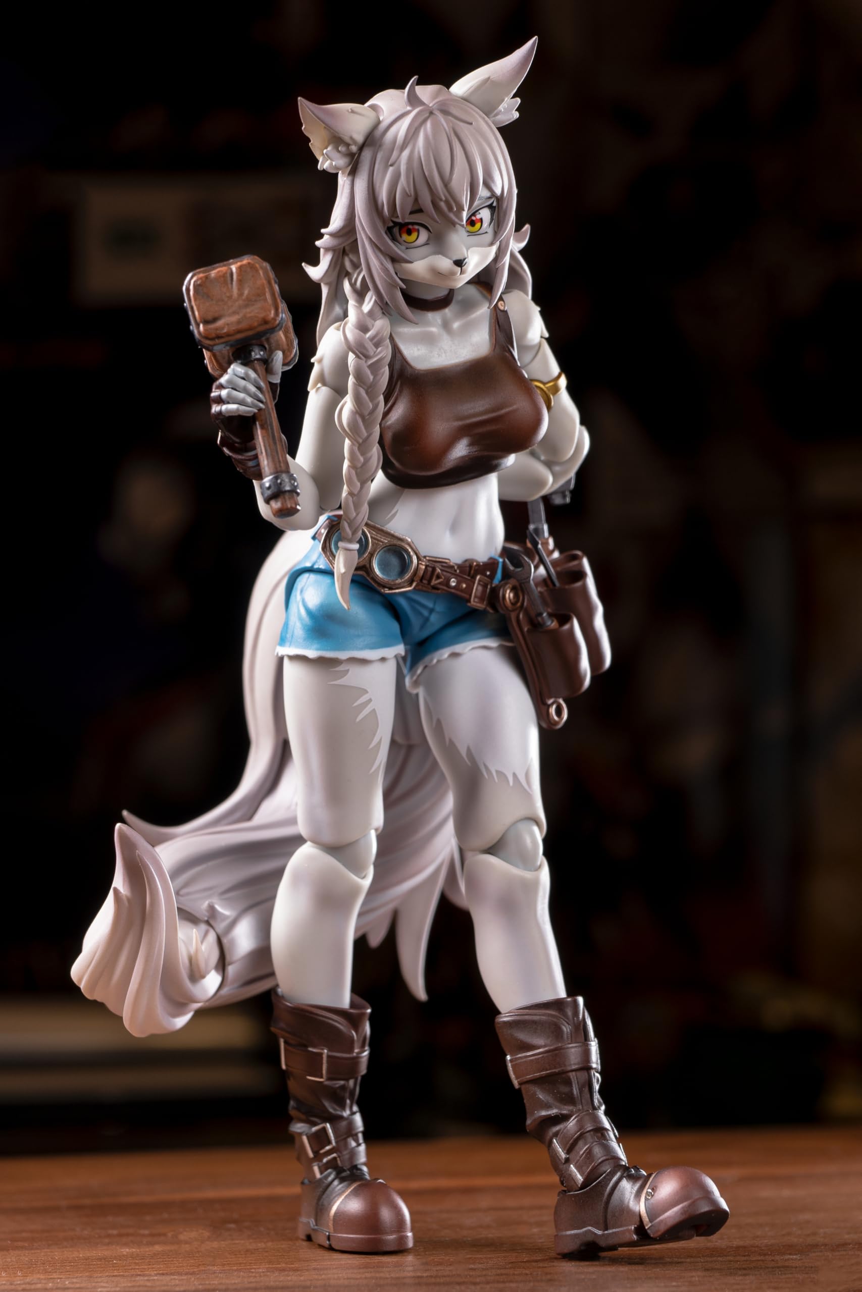 TOYVERSE LADOTOYS 1/12 Action-Figur, magische Kontinente Abenteurer-Trupf, Teil 1, Repair Liya Alopex, bewegliche Gelenke, Charaktermodell, ab 15 Jahren