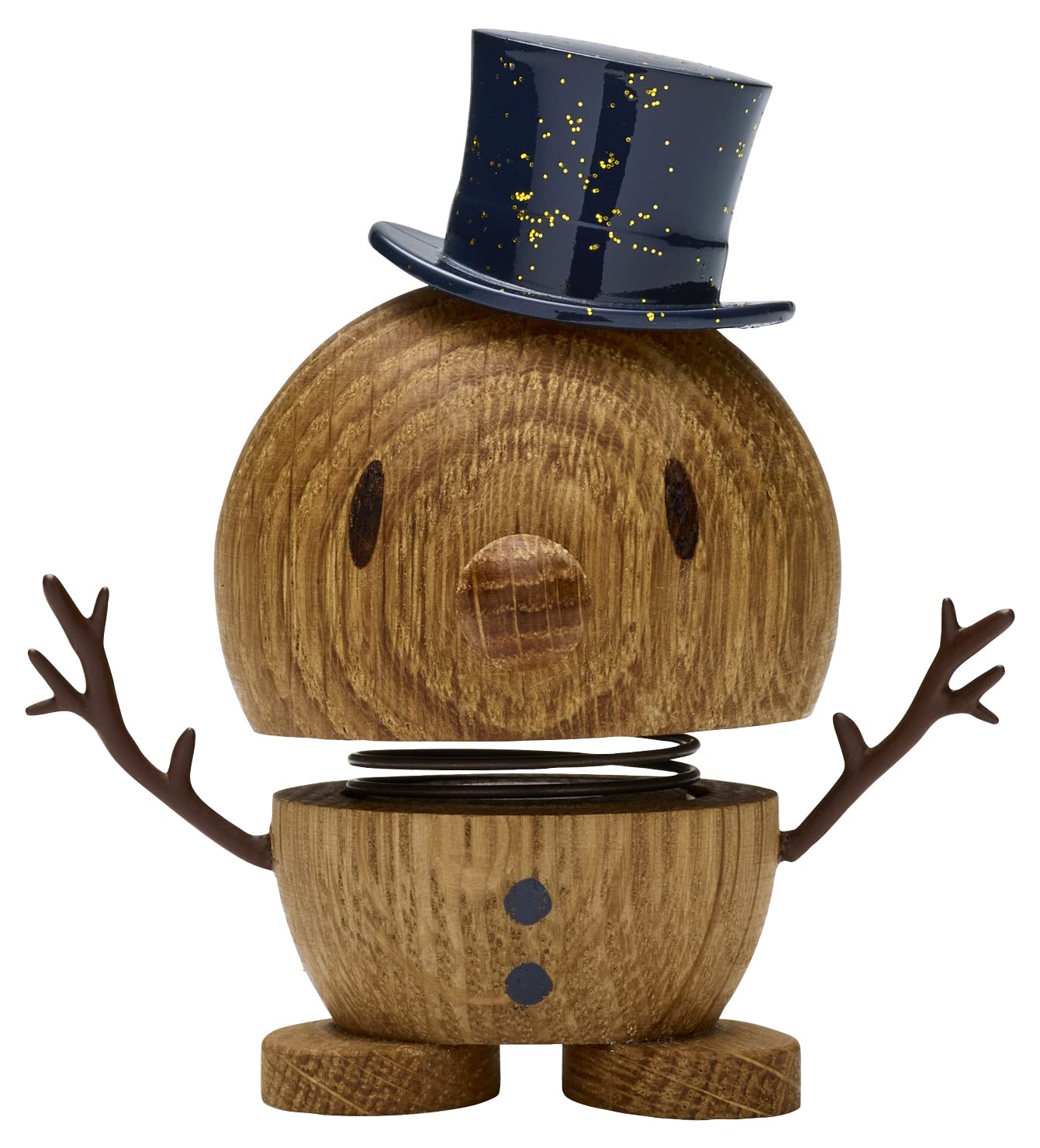 Hoptimist Brown Snowman Bumble Small, Oak