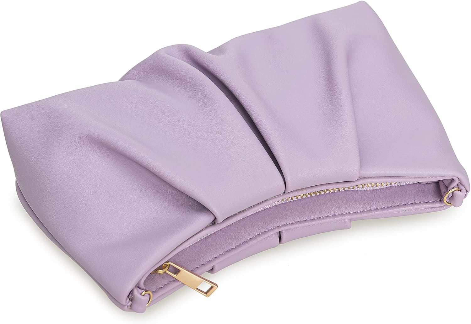 CHARMING TAILOR Women Clutch Bag Dressy Formal Handbag Pleated PU Clutch Purse for Cocktail Prom Wedding Party | Dressy, Formal, Pleated, PU, for Cocktail, Prom, Wedding Party - Image 3