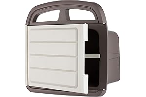 DF OMER Wall Mount Hose Holder with Storage