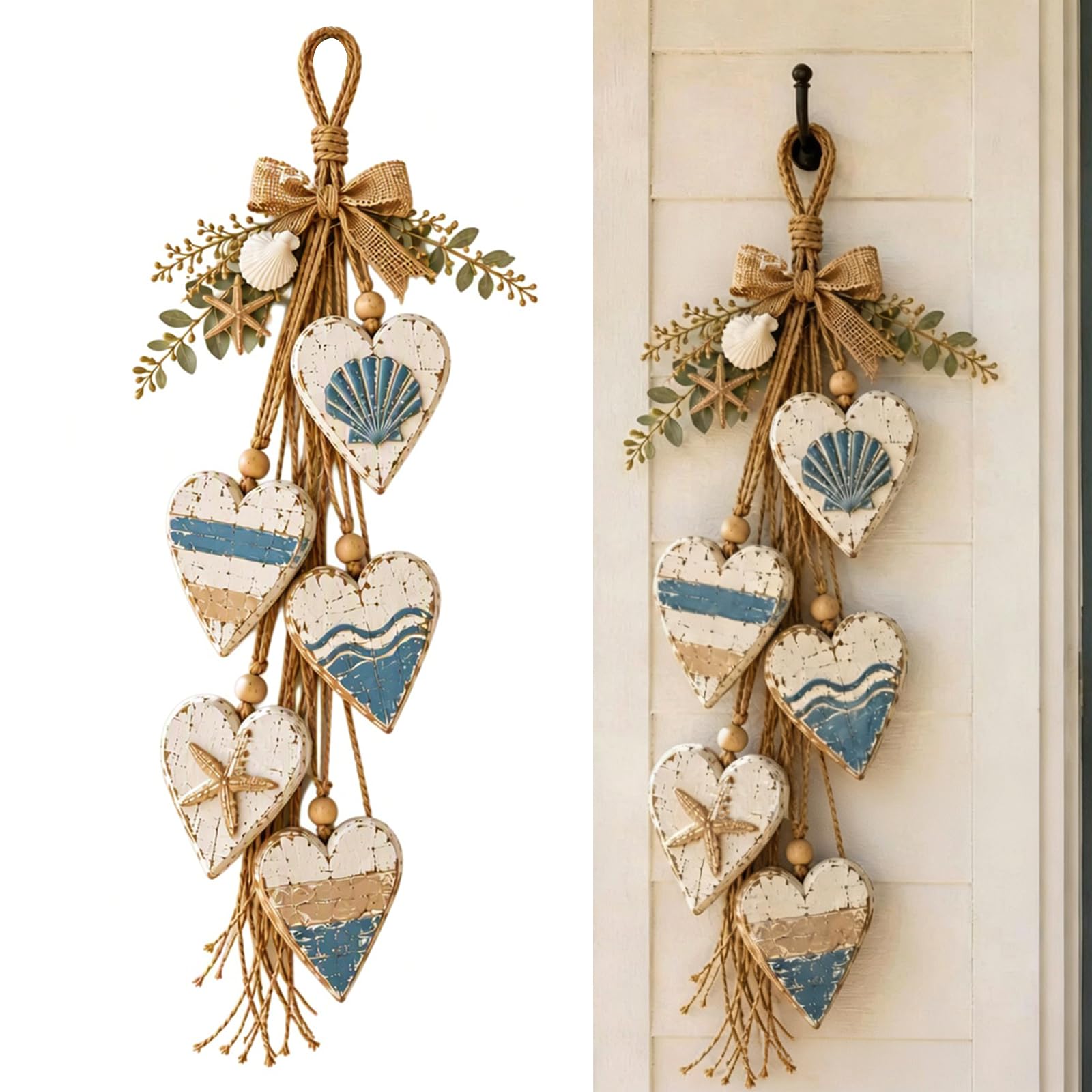 Decorazione da parete a cuore – rustica da appendere in fattoria