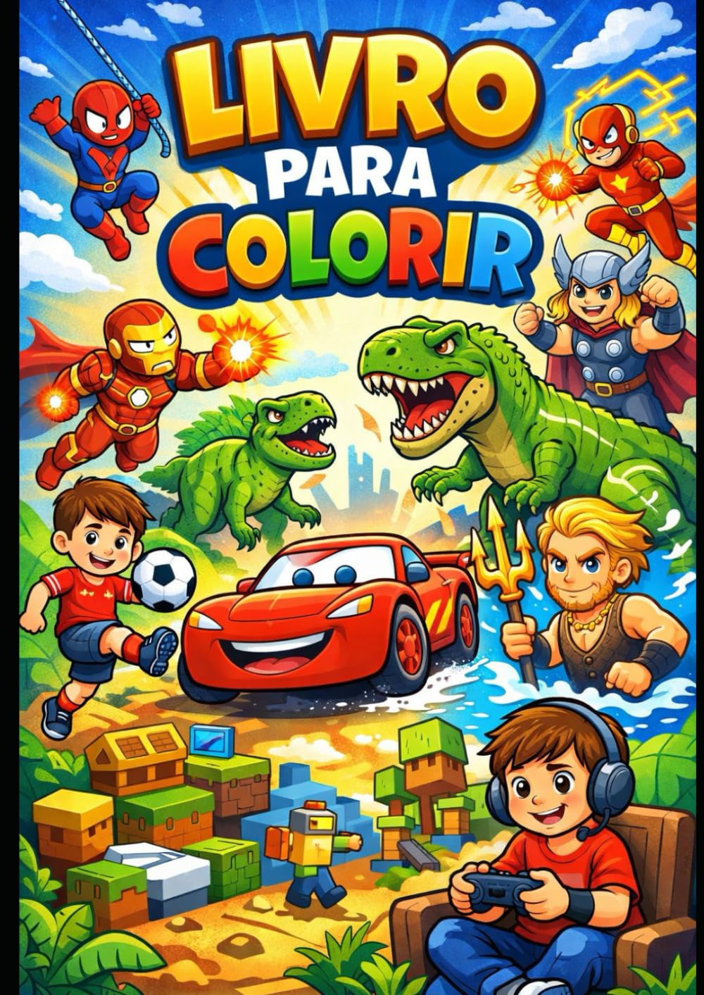 Colorir é diversão (Para colorir)