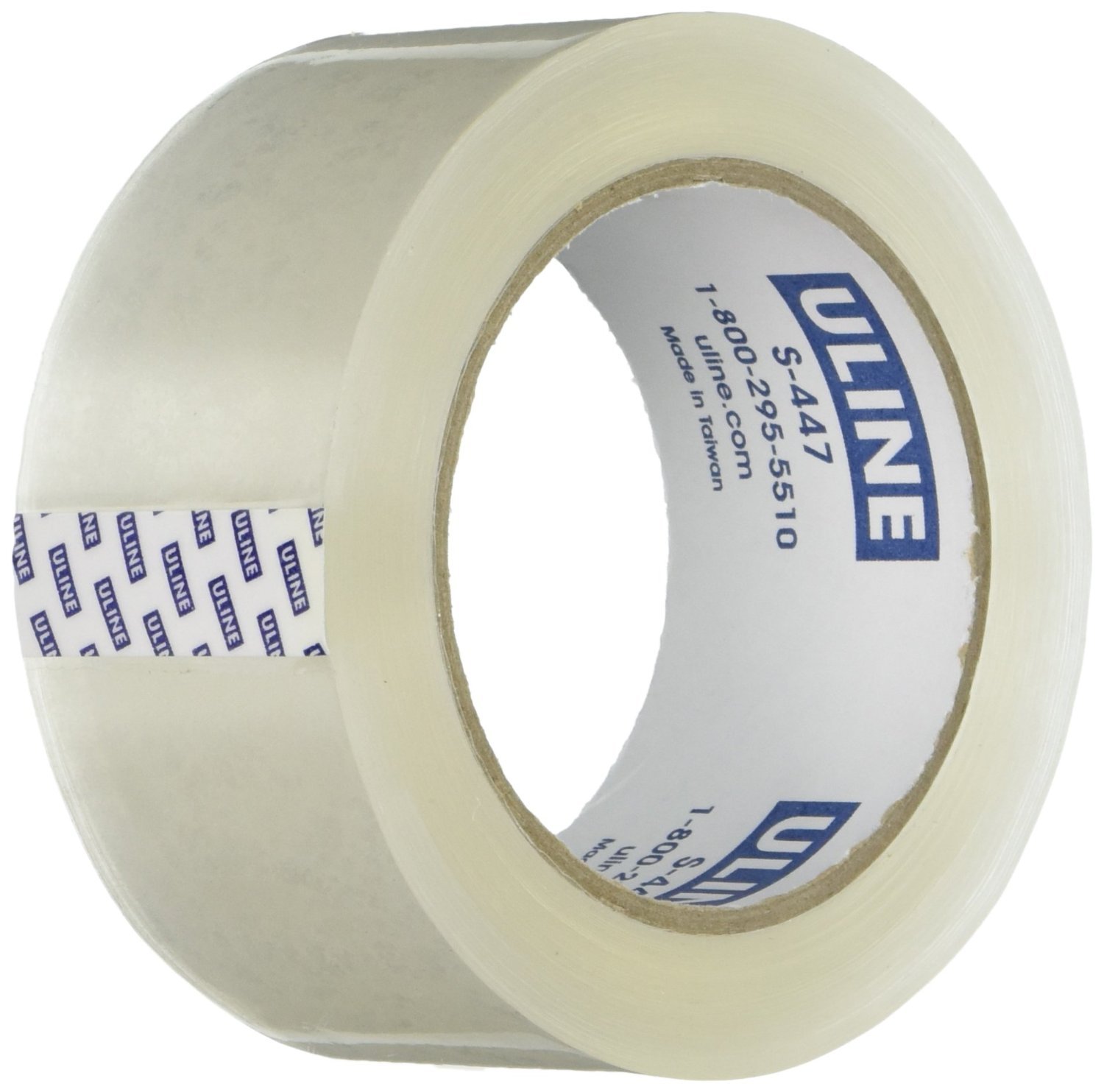 Uline Thick Packing Tape, 3.5 mil Thick, 2" x 55 Yd, Crystal Clear, 3 Rolls