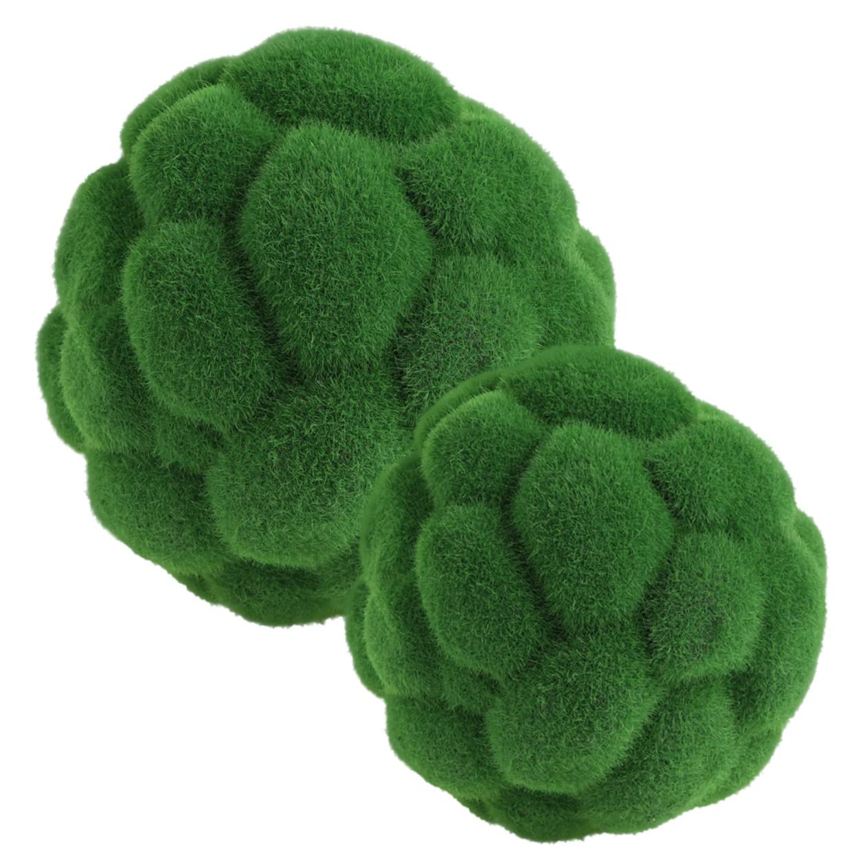 Mousse artificielle décorative durable lot de 2 topiaires anti-flétrissement pour jardin