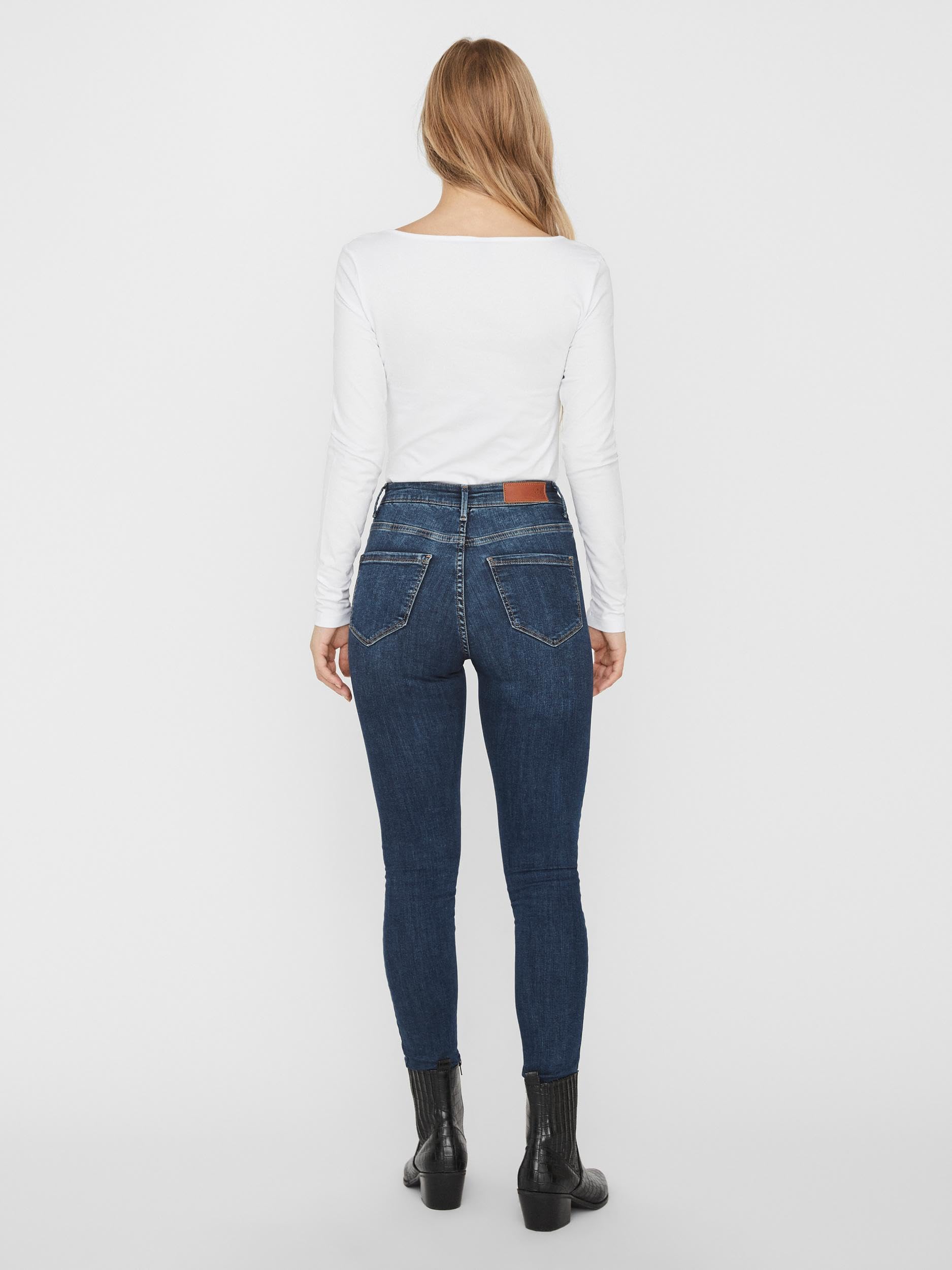 Vero Moda Vmmaxi My LS Soft Uneck Ga Noos Maglia a Maniche Lunghe Donna (Pacco da 1)