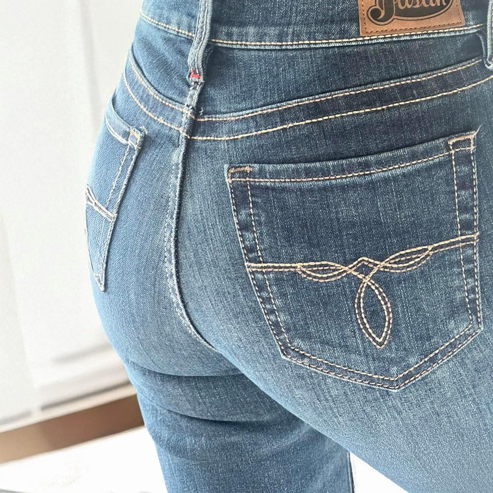 Justin 1879 A2 High Rise Bootcut Jean for Women, Classic Denim, Comfortable Fit, Stylish and Durable, Perfect Everyday Jeans